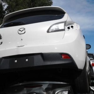 2011 Mazda 3 Hatchback White